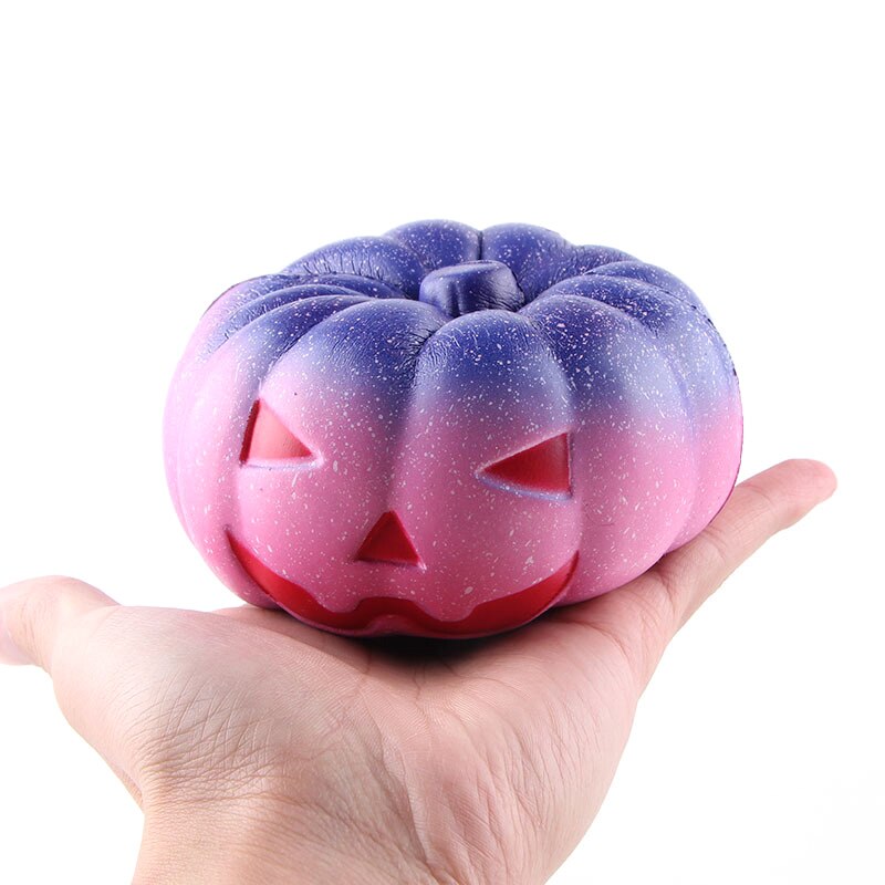 Jumbo Halloween Galaxy Pompoen Squishy Langzaam Stijgende Squeeze Speelgoed Pu Geurende Zachte Stress Relief Druk Speelbal 11*11*10 Cm