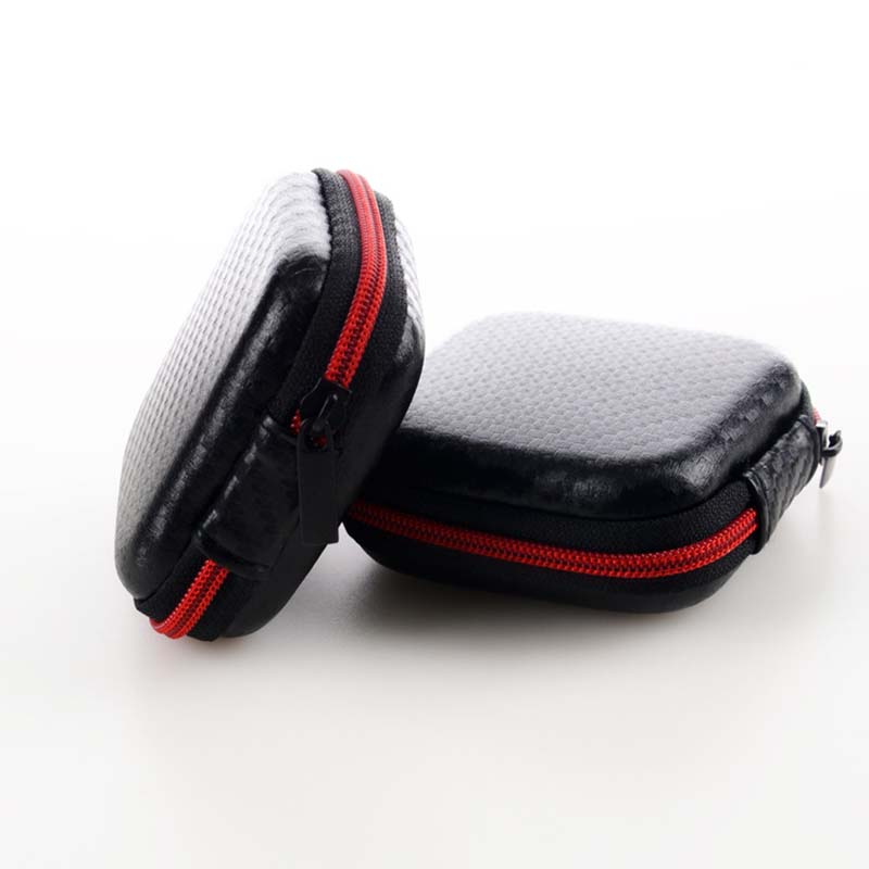 Mini Multifunktions Kopfhörer Lagerung Kasten Headset Datenleitung USB Kabel SD Karte Organizer Tasche EIG88