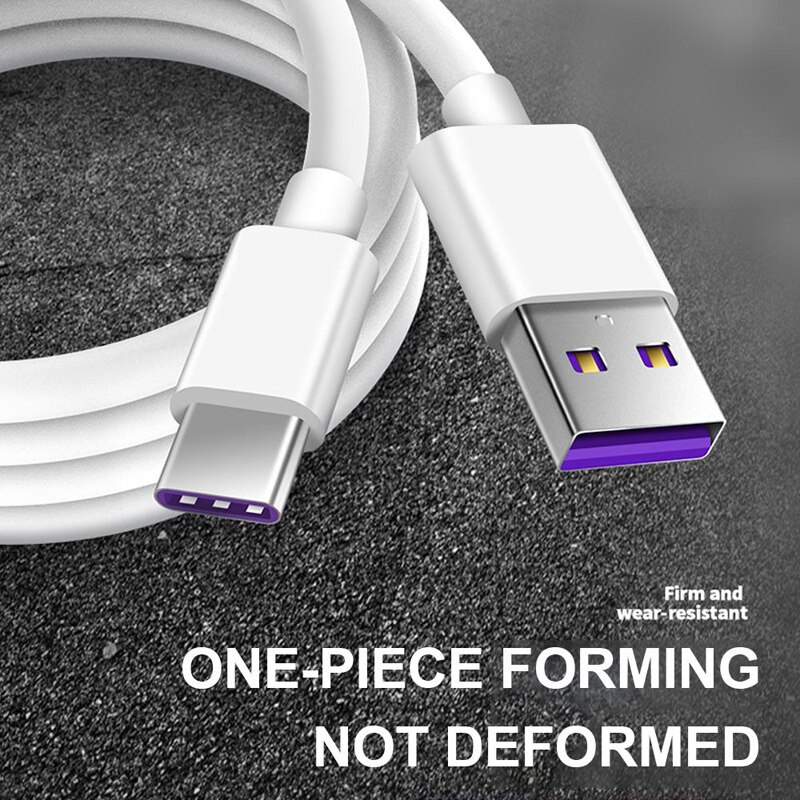 5A USB C Charger Cable Quick Charge Type-c USB Charging Cable For Mobile Phones Huawei Xiaomi Samsung 0.2m 1m 1.5m 2m Type-c USB