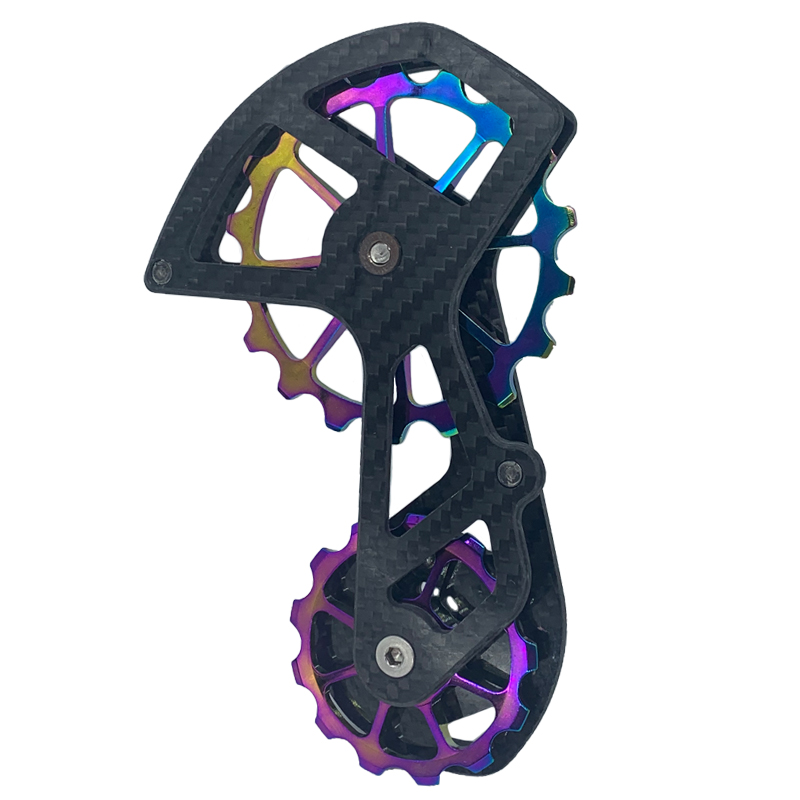 LTWOO UT rowerowe łożyska ceramiczne z włókna węglowego oszukać koło pasowe zestaw tylne przerzutki koło prowadnicy dla Ultegra DURA as 105