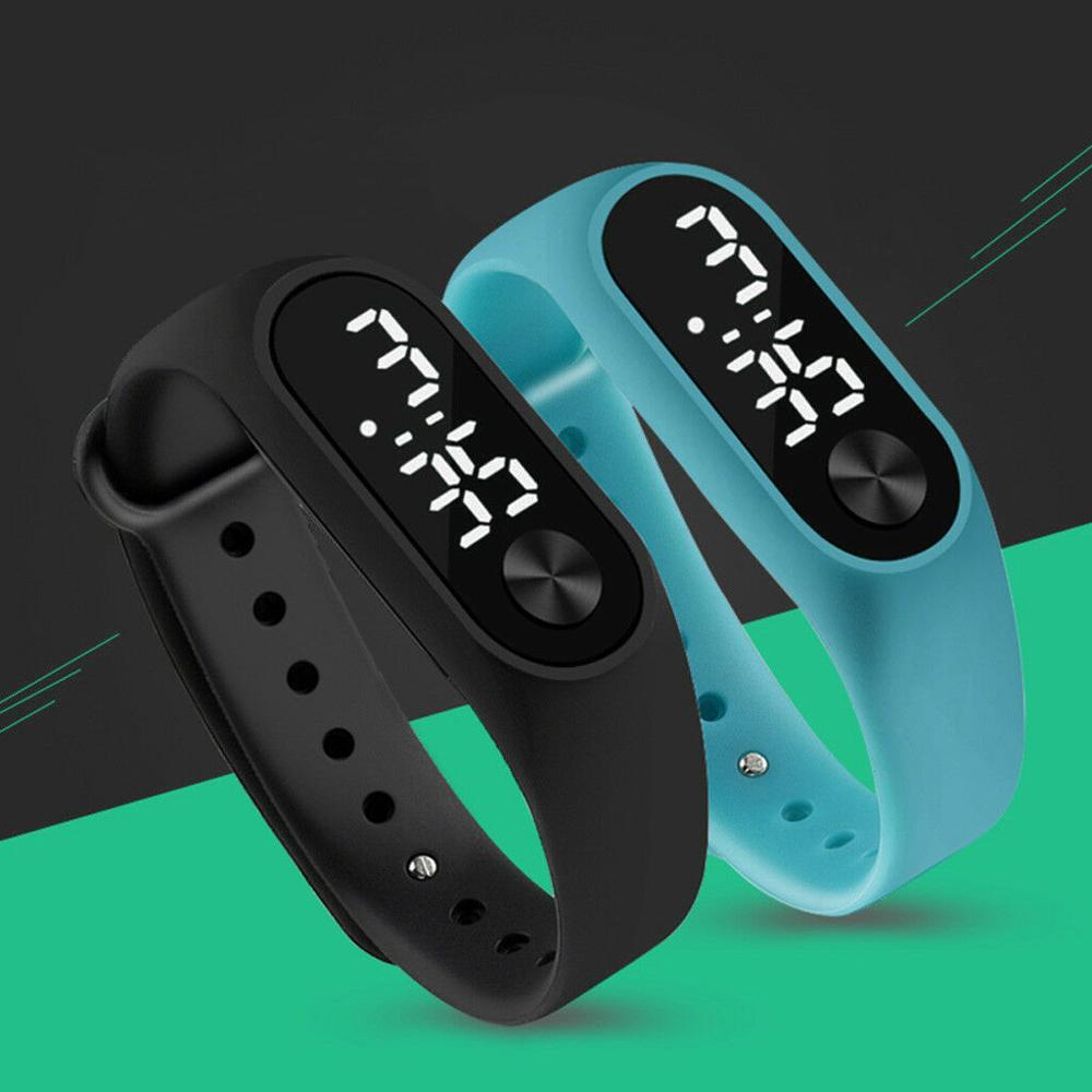 Digital LED Sports Watch Unisex Silicone Band Wrist Watches Men Women