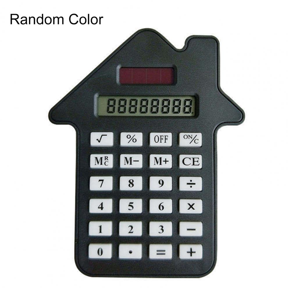 Calculator LCD Display High Accuracy ABS Dual Power Handheld Calculator for Home