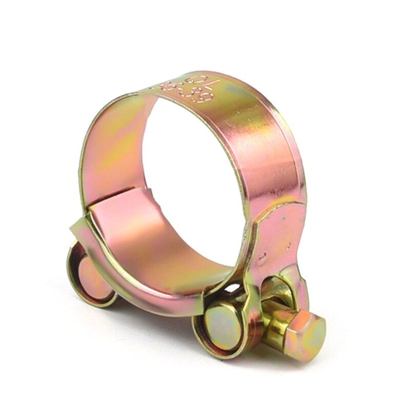 Durable Adjustable Pipe Clamp Carbon Steel Galvanized Round Fixing Hose Clip