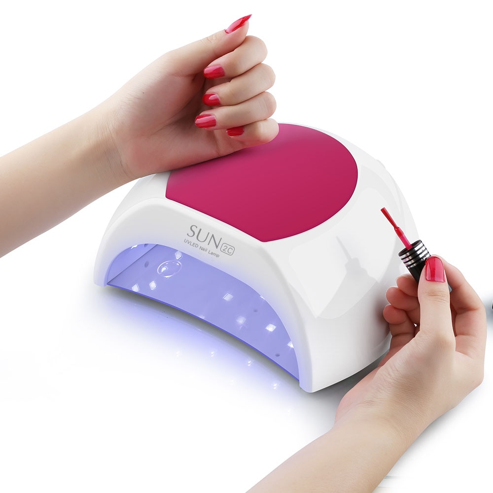 Lámpara Led UV de 48W/80W para secado de uñas, todo tipo de geles, lámpara UV de 33 Led para máquina de curado, temporizador con Sensor y pantalla LCD