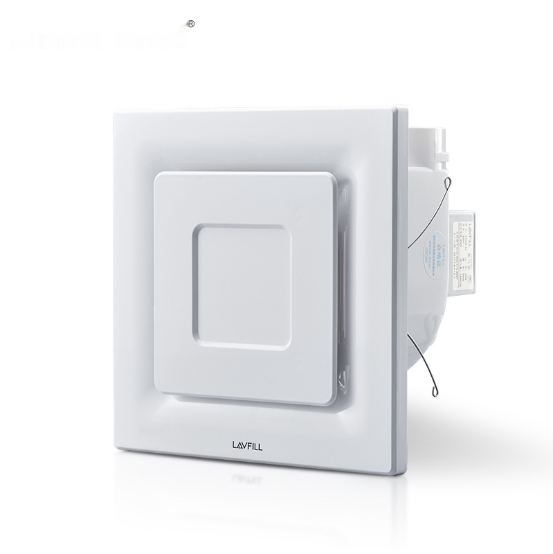Exhaust fan 10 inch bathroom toilet exhaust fan ventilation 300*300 large air volume energy saving silent ventilation fan: Default Title