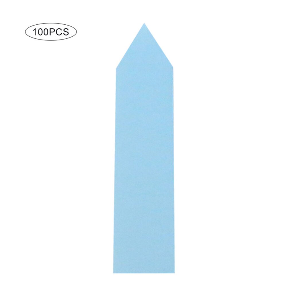 100pz etichette per piante in plastica etichette per piante da giardino marcatori per vivai vasi da fiori etichette per piantine vassoio marchio strumenti accessori da giardino: 1 x 5 cm / BU