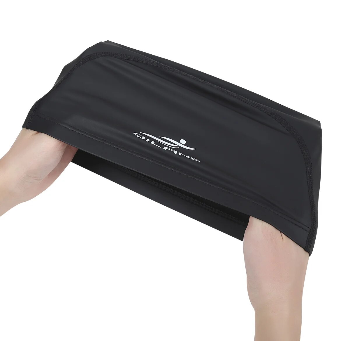 Siliconen badmutsen Badmuts Volwassen siliconen Waterdicht PU Unisex Effen kleur Zwembad Duikmuts Lang haar