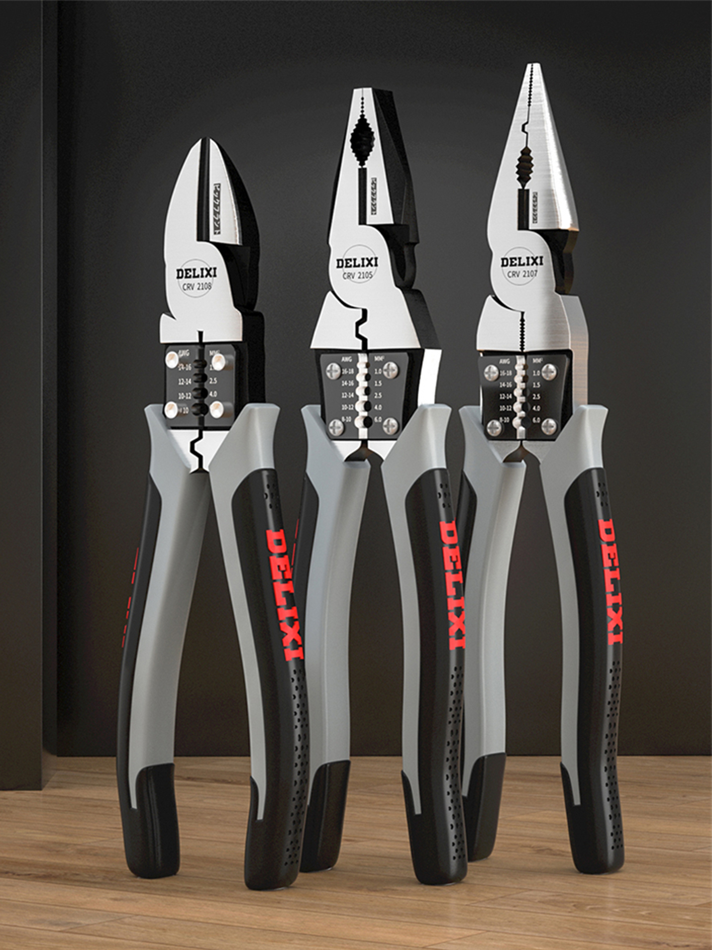 Alicates diagonales universales multifuncionales, alicates de punta de aguja, herramientas manuales, herramientas de Hardware, cortadores de alambre universales para electricista