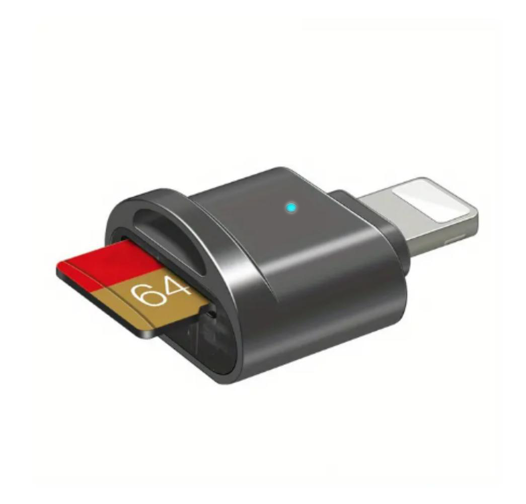 MINI SD TF Karte Apple Kartenleser Geeignet für iPhone iPad Verbindung Externe Erweiterung Speicherkarte OTG Speicherkartenadapter: Blau