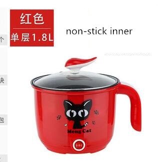 220V Mini Electric Pot Portable Multi Cooker Stainless Steel / Non-stick Inner Available Household Electric Rice Cooker: 7