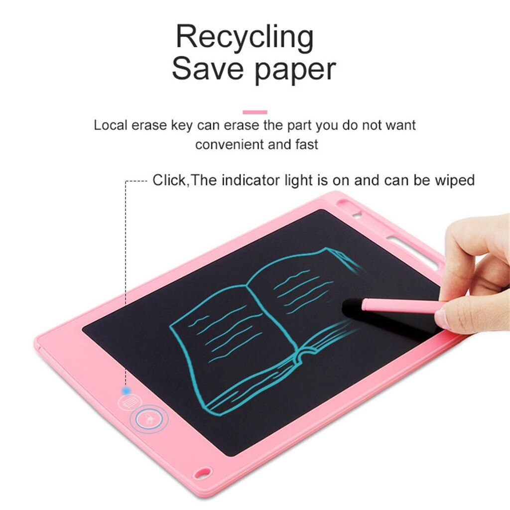 8.5 Inch Lcd Schrijven Tablet-Elektronische Schrijfbord Doodle Board Tekentafel Smart Lock Functie Flexibele Vloeibare Kristallen Film