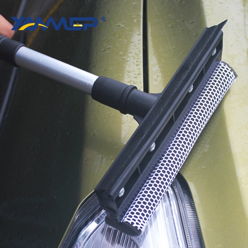 Car Wash Brush Window Squeegee Car Wash Sponge Cleaning Windows Telescopic Pole Car Accessories Car Cleaning Tools Xammep