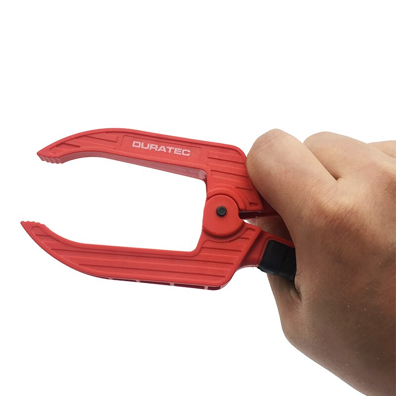 DURATEC Large Depth Plastic Spring Clamp Flexible Strong A Type Extra Large Clip Nylon Spring Clamps
