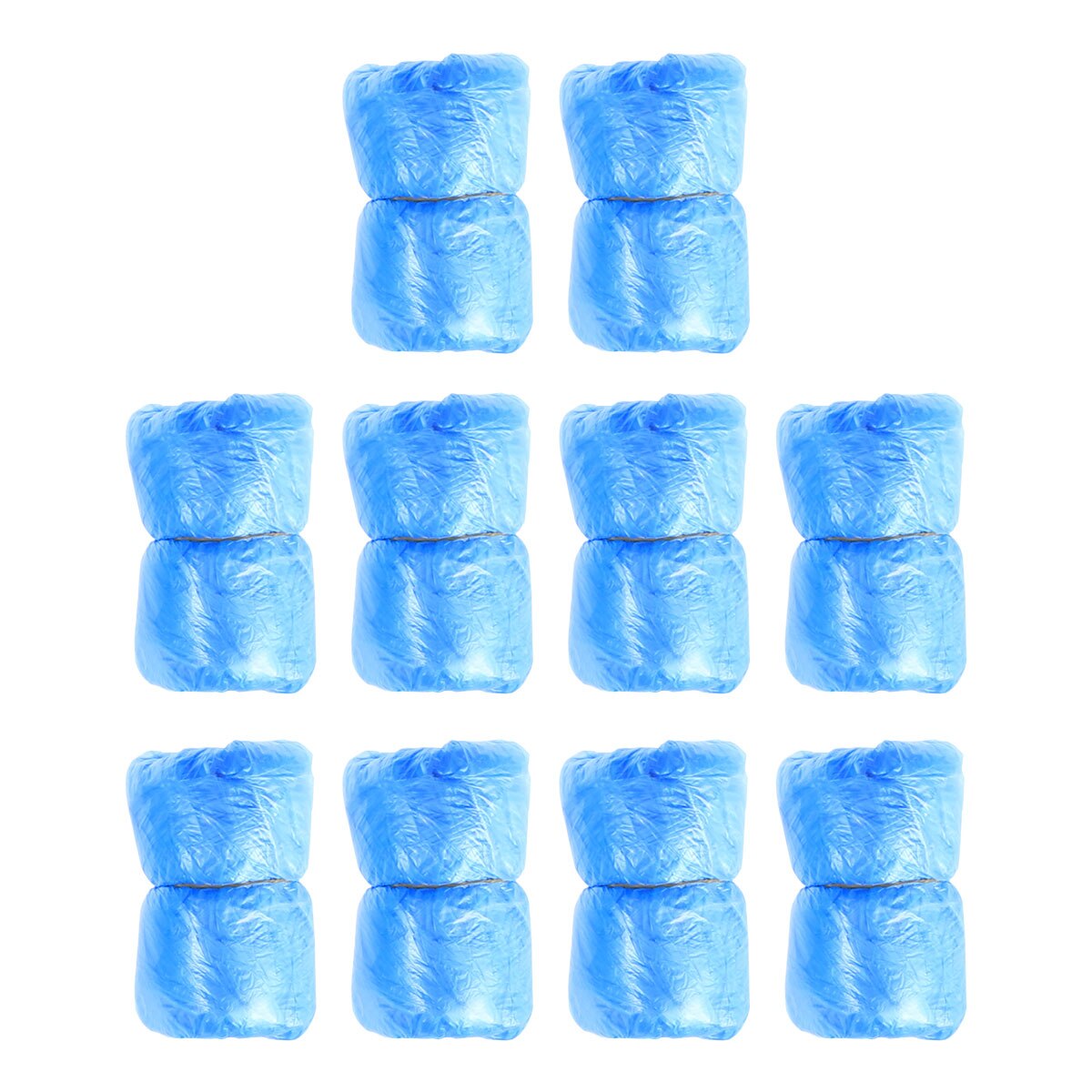100pcs Shoe Cover Carpet Cleaning Disposable Polyethylene Plastic Shoe Covers Overshoes for Rain Day A35