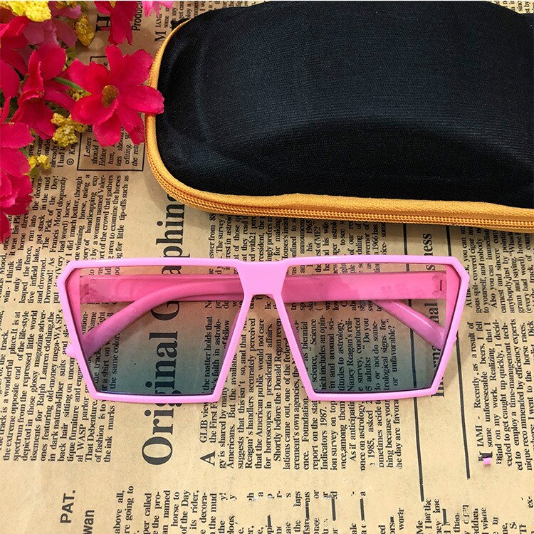 Simple Sport Style Kid Sunglasses Ultraviolet Ray Toad Mirror Children Glasses Girl Sunglasses Boy GlassesTrend: O