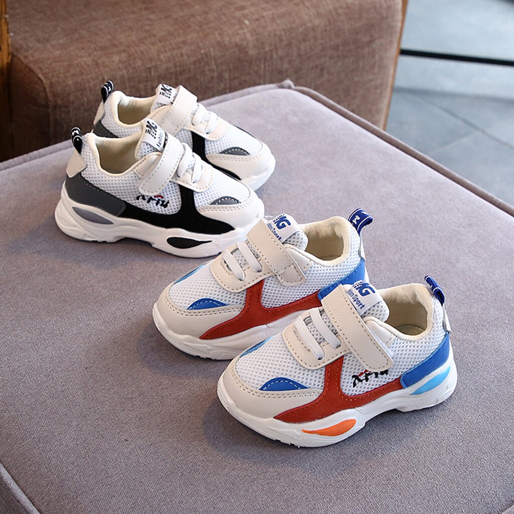 Frühling Herbst freundlicher lässig Schuhe Kleinkind Kleinkind freundlicher Baby Jungen Mädchen Gittergewebe Atmungsaktive Sport Laufschuhe Turnschuhe freundlicher Schuhe