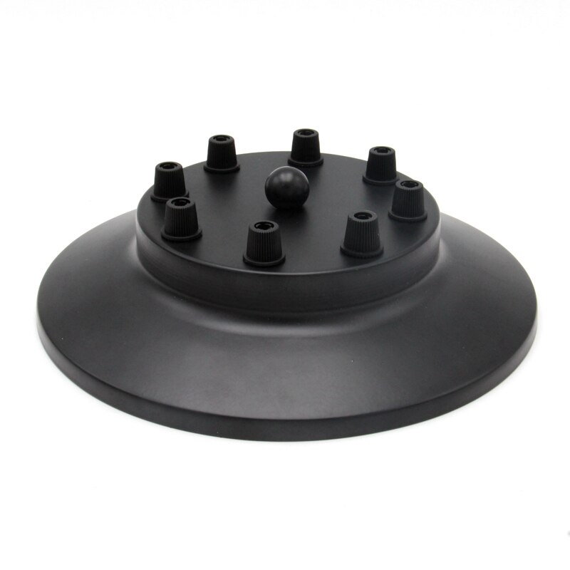 Multi Metal Ceiling Rose Black Ceiling Canopy For Pendant Light Fixtures