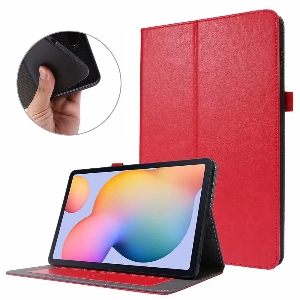 For Huawei MatePad 10.4 " BAH3-W09/L09/00 Case PU Flip Stand Cover for Huawei Honor MatePad Pad V6 10.4 KRJ-W09/AN00 Tablet: Red / For MatePad 10.4
