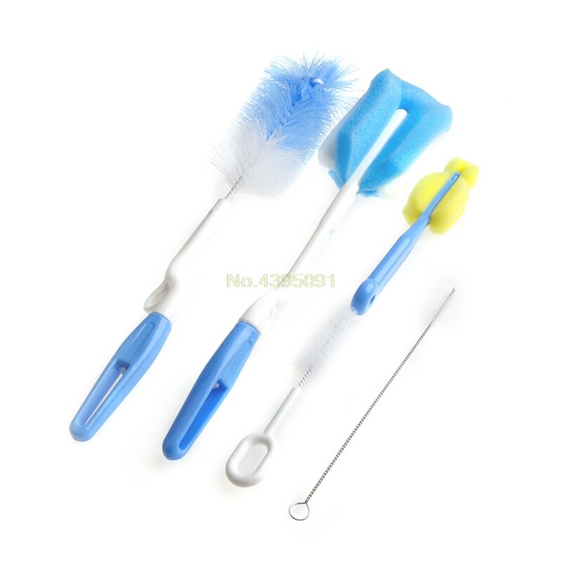 5PCS Theepot Nozzle Uitloop Buis Nylon Reinigen Baby Melk Fles Tepel Schoon Borstel