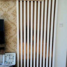 10Pcs/Set Striped Adhesive Removable Acrylic Mirror Sheets Wall Mirror Stickers Self Decals For Home Art Room Bedroom