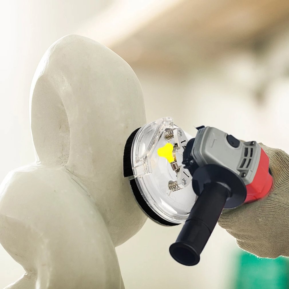 Dust Shroud Dry Grinding Kit Dust Cover For Angle Grinder Hand Grinder Power Tool Accessories Clear Vacuum Dust Cover