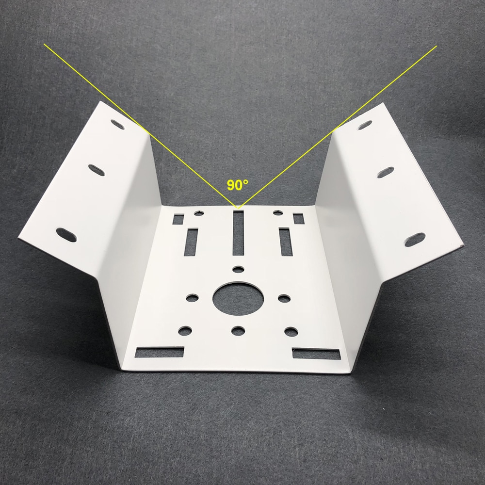 Hikvision Dahua Universal Dome PTZ Camera Outer Wall Angle Bracket 90 Degree Corner Right Angle Monitoring Mounting Bracket