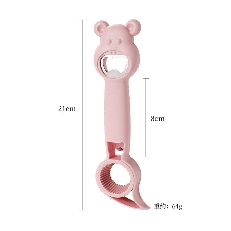 Multifunctional 4 In 1 Beer Bottle Opener Manual Bottle Corkscrew Home Cap Screwing Device Can Openers Kitchen Bar Tools Acces: D