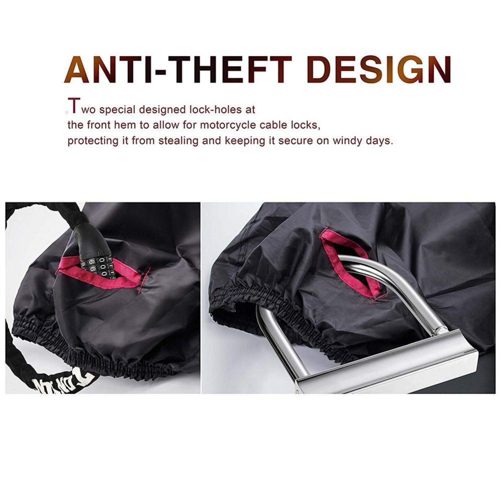 Motorrad Abdeckung Grau XL - Staub- Und UV-Schutz Für Garage & Outdoor