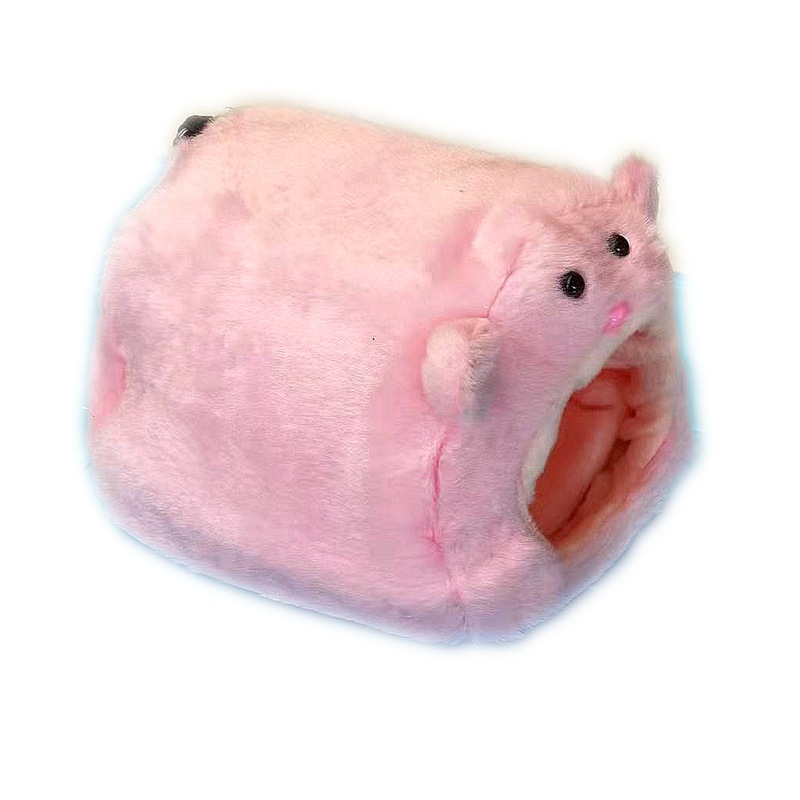 Cama suave y cálida para hámster, hamaca de rata, cerdo, ardilla, jaula de juguete para mascotas, casa colgante, nido + alfombrilla, cama para animales, nido para ratas
