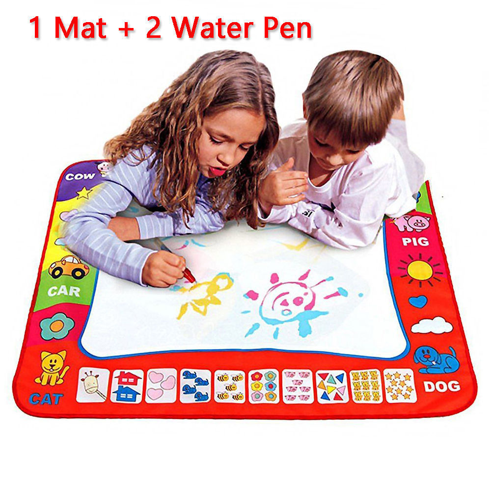 1-6 Jaar Kinderen Kids Baby Tekening Speelgoed Educatief Water Mat Tekening Schilderen Peuter Board Magic Pen 45.5X29Cm
