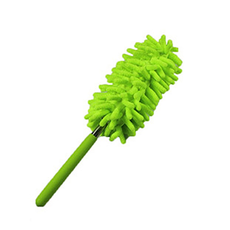 Extensible Telescopic Microfiber Duster House Cleaning Cleaner Long Handle Retractable Duster DTT88: Green