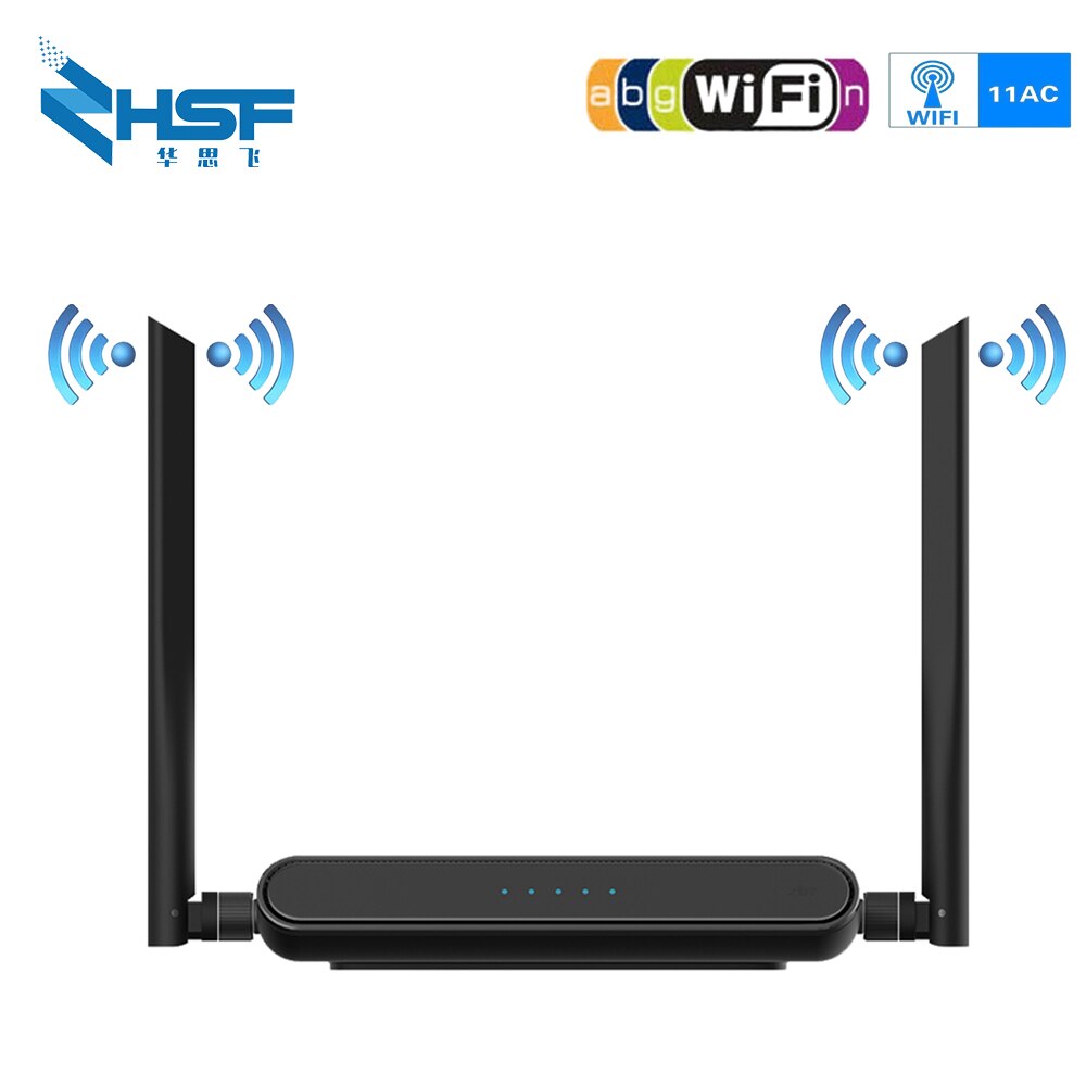 5 porte senza fili di wifi router usb 5ghz gigabit 802.11ac doppio gruppo musicale PPPoE accesso punto wifi maglia qos vpn forte segnale di vendita Calda