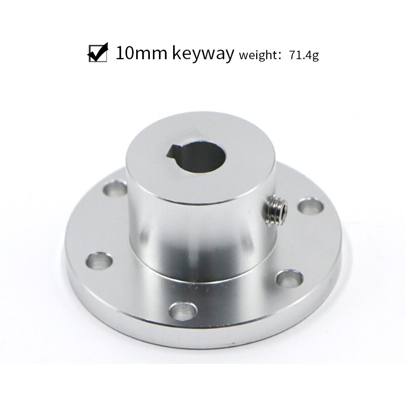 Omni wheel Flange Coupling Aluminum alloy diameter 5 6 8 10mm 12 14 15 16 18 mm keyway coupling