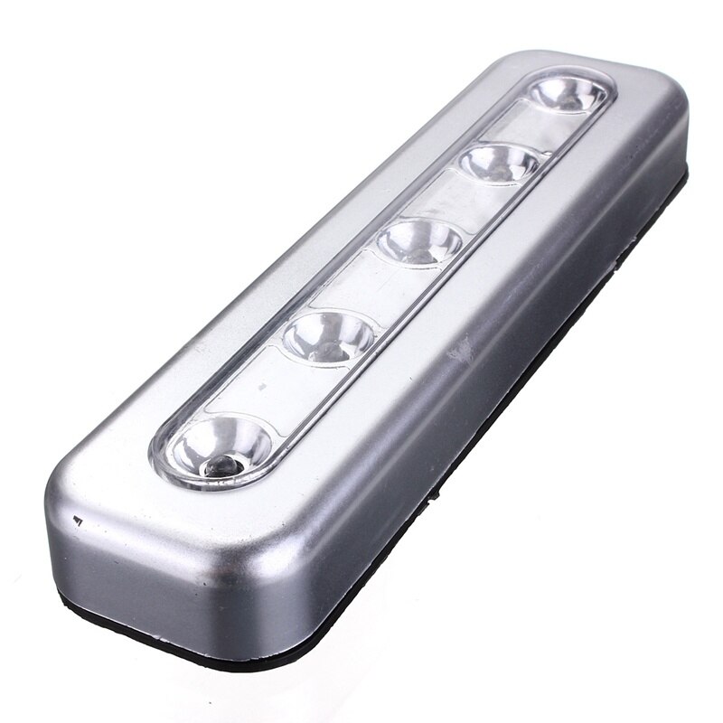 5 LED Wireless Cabinet Light LED With Adhesive Sticker Battery Powered Lamp Closet Wardrobe Stair Kitchen Bedroom Drawer Light