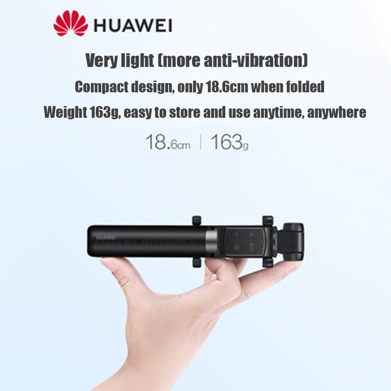 Huawei-Palo de selfi AF15/Pro Original, trípode portátil con Control inalámbrico, monopié de mano, compatible con Bluetooth, para iOS/Xiaomi Phon