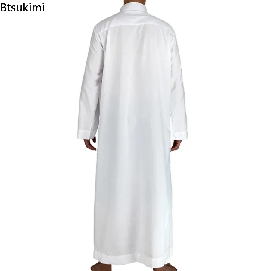 Islamische Kleidung Männer Länge Langarm verlieren Muslimische Männer Saudi-Arabien Pakistan Kurta Muslimische Kostümich Muslimischen Kleid Kaftan Thobe