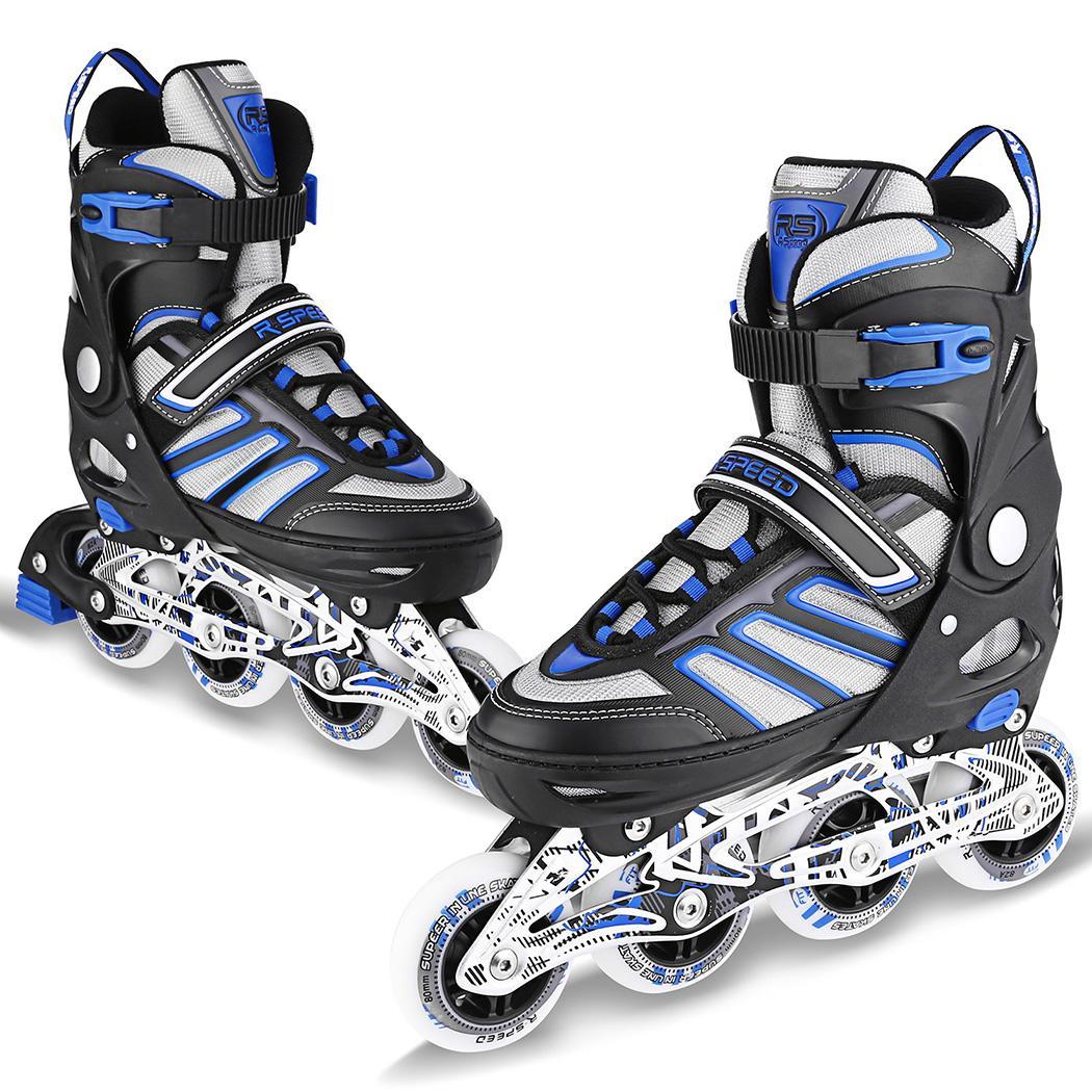 Inline Skates Professionelle Erwachsene Roller Skating Schuhe Veränderbar Slalom Geschwindigkeit Patines Freies Skating Racing Ska 255-270mm: XL