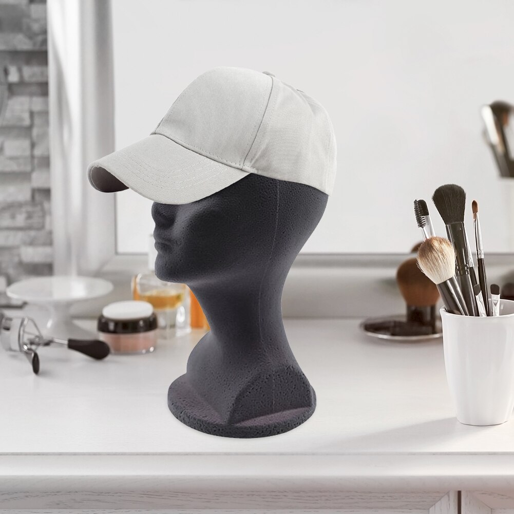 Plastic Abstract Mannequin Head Wig Hat Scarf Display Stand Model Wig Hair Display Stand for Salon Home Shop