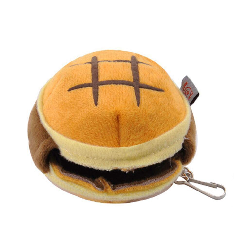 Nido colgante portátil para animales pequeños, caseta de nido de algodón con forma de hamburguesa, cama para jaula de hámster cálido para invierno