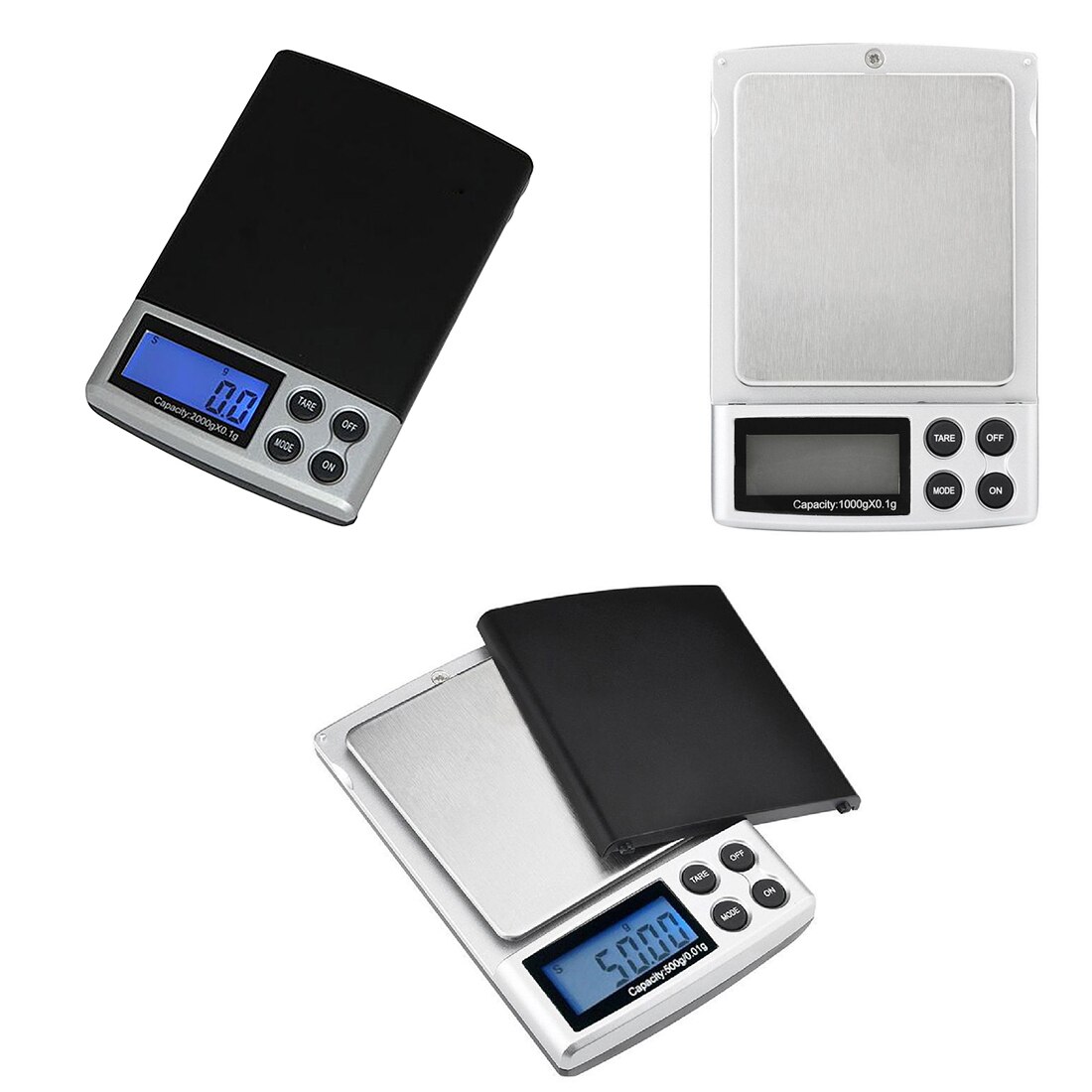 500g x 0,01g 1000g/2000g x 0,1g Mini Tasche Digital Waage für Gold Sterling silber Schmuck Waagen Gleichgewicht Elektronische Waagen