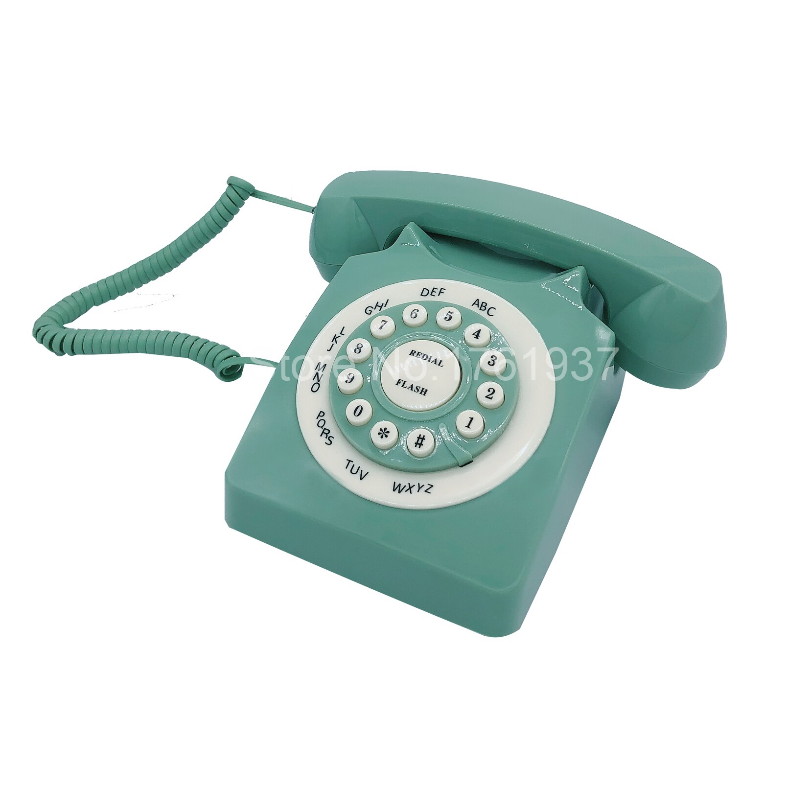 Grün retro Telefon, Schnur Festnetz telefon, Klassische Jahrgang Alte Telefon für Heim &Ampere; Büro, für Senioren