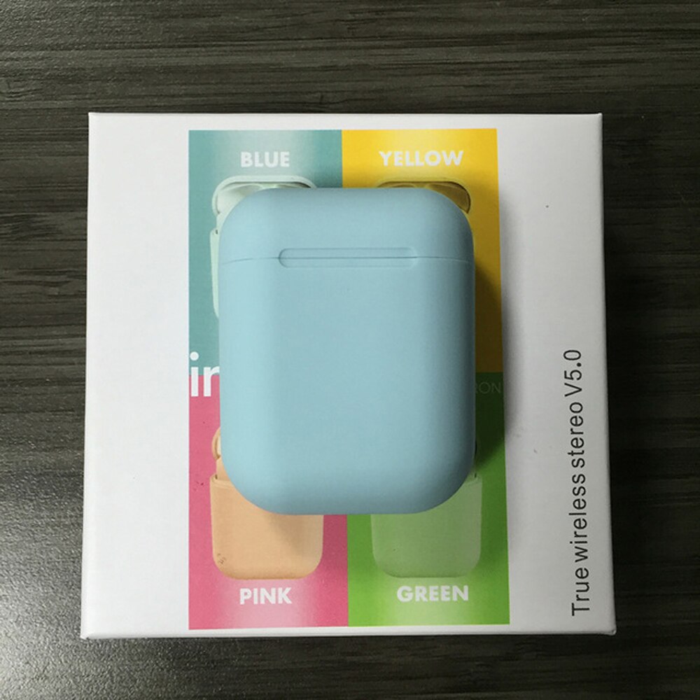 Mini 2 TWS Drahtlose Kopfhörer Bluetooth 5,0 Kopfhörer Ohrhörer Sport in Ohr Headset Freisprecheinrichtung Ohr Knospen für iPhone Xiaomi Samsung: Inpods Blau