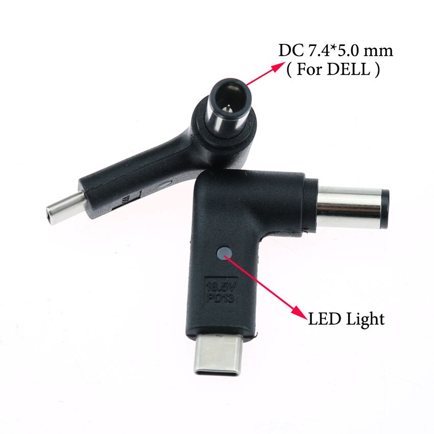 Cltgxdd USB C Type Naar Laptop Adapter Connector Dc Plug Converter USB C Kabel Voor Asus Lenovo Acer DELL HP Sony Notebook