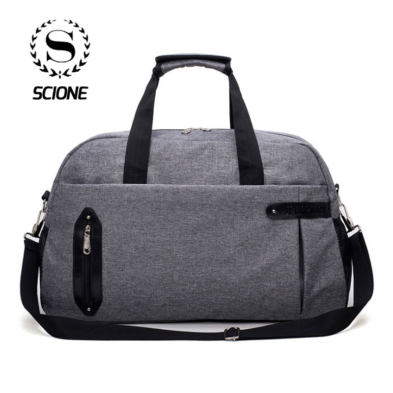 Scione rejse bagage sports kuffert mænd stor kapacitet duffel skulder crossbody tasker kvinder afslappet udendørs weekend håndtaske