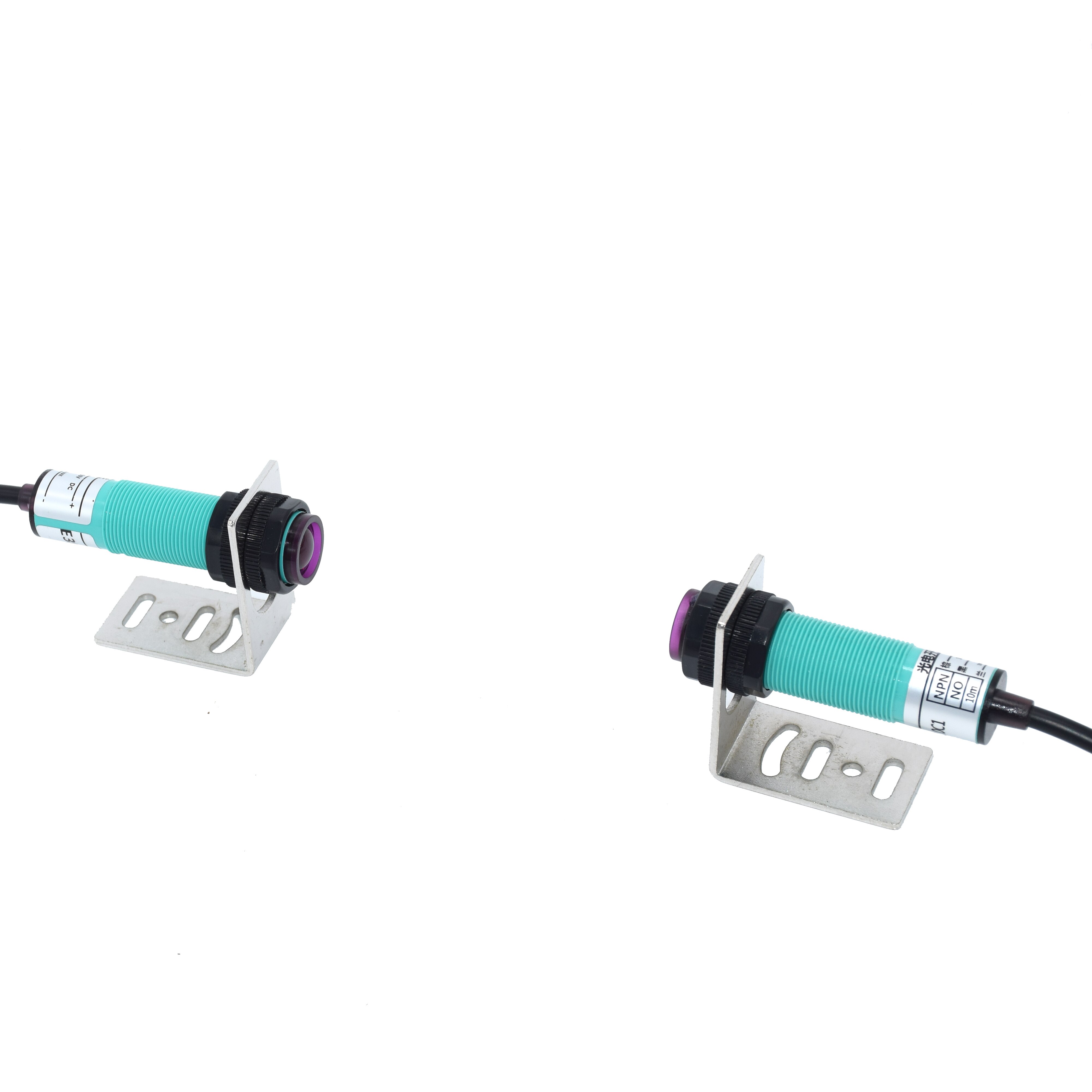 DC10~30V Infrared Beam Sensor Photoelectric Switch Photocell NPN Output Light Barrier 8m Detect Distance