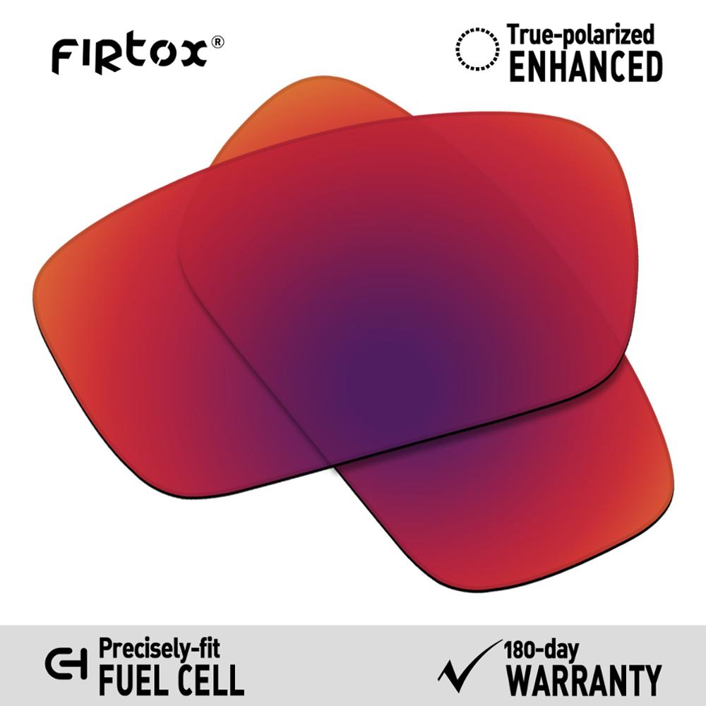 Firtox True UV400 Polarized Lenses Replacement for-Oakley Fuel cell OO9096 Sunglasses (Compatiable Lens Only) - Multiple Colors: Purple Red