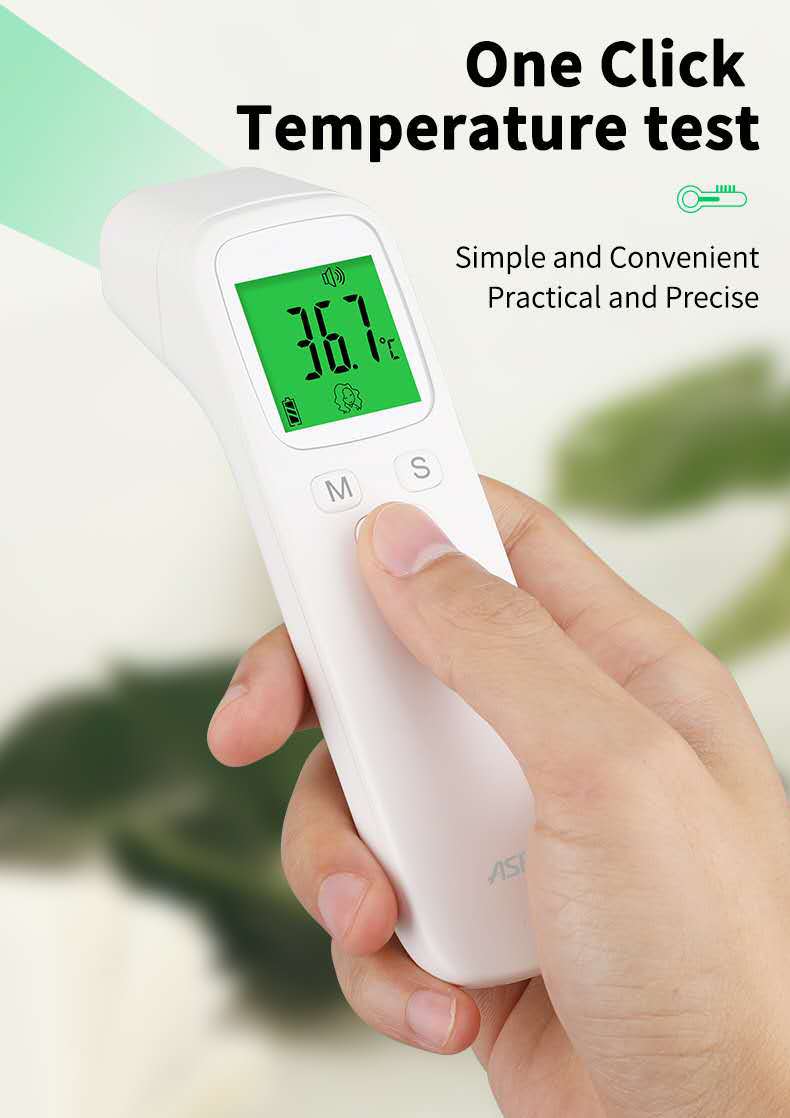 Non-contact Oor Thermometer, Kan Worden Gemeten Op De Pols En Voorhoofd, en Sturen Het Resultaat In 1 Tweede