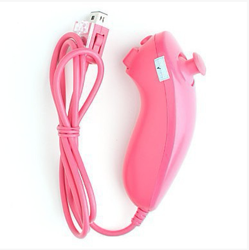 Contrôleur de jeu 4 couleurs pour télécommande nunchuk nunchuck pour étui en Silicone Wii