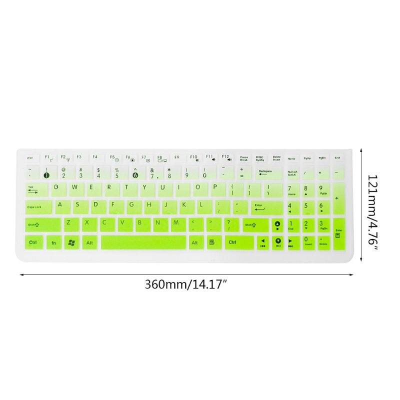 Waterproof Silicone Keyboard Protector Skin Cover Keypad Film Skin Protection dust proof film for Asus K50 Laptop Accessory