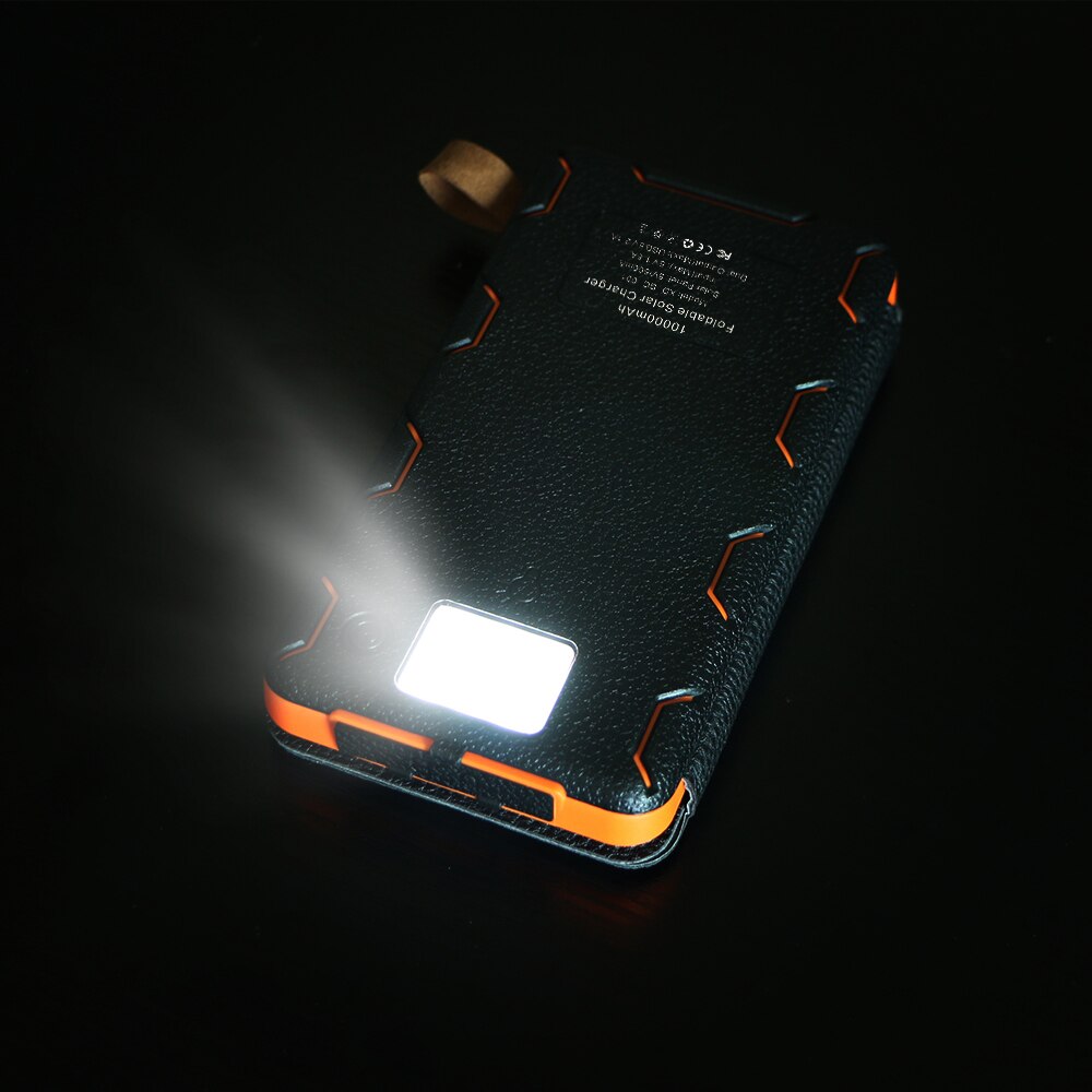 X-DRAGON Solar Power Bank 10000mAh Outdoor Solar Charger External Battery for iPhone Samsung xiaomi Cell Phones